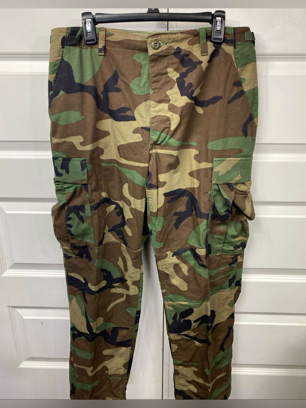 Army BDU Pant Mens Woodland Camouflage Cargo USGI Adjustable Combat 31-35 Waist
